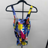 Anne Cole Women's Size 16W Multi-Color Leaf Swimsuit - Separate