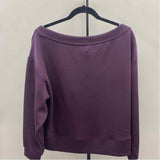 Calia Women's Size L Purple Solid Sweatshirt