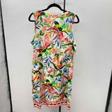 Lands End Women's Size 14 Multi-Color Floral Dress