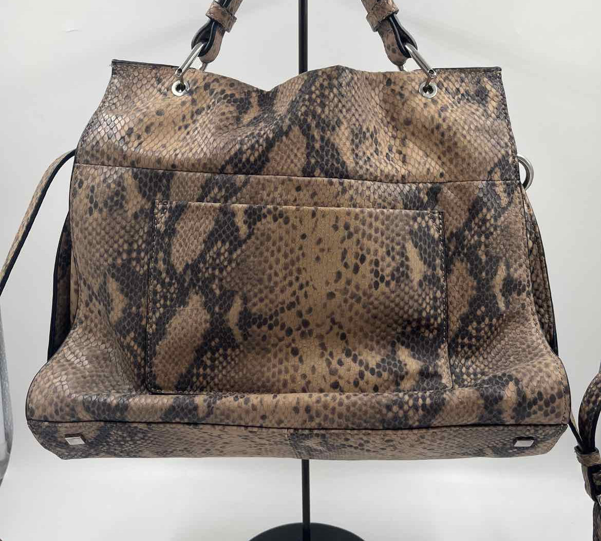Ivanka Trump Women's Tan Snakeskin Purse