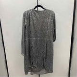 City Chic Women's Size 20 Silver Sequins Dress