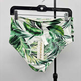 tini bikini Women's Size L Green Leaf Swimsuit - Separate