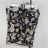 Unbranded Women's Size S Black Floral Swimsuit - Separate