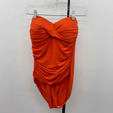 La Blanca Women's Size 10 Orange Solid Swimsuit - 1 Piece