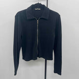 Madewell Junior's Size M Black Ribbed Cardigan