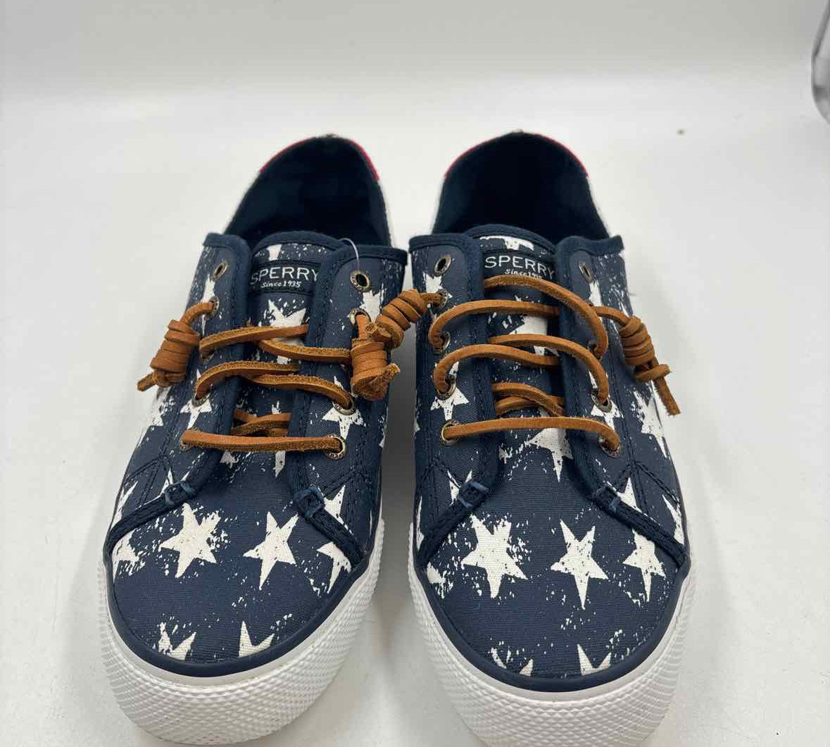 Sperry Women's Shoe Size 8 Navy Patriotic Sneakers