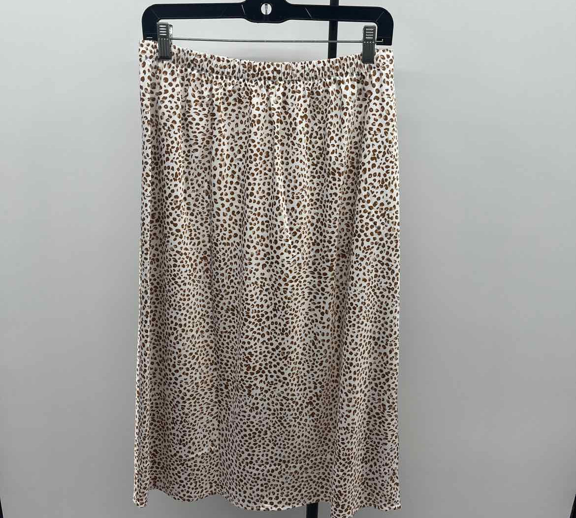 J Crew Women's Size 10 Brown Spotted Skirt