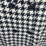 avec les filles Women's Size S Black Houndstooth Coat