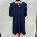 MSK Women's Size 10 Navy Solid Dress