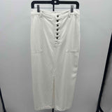 YFB Women's Size 14 White Solid Skirt