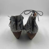 Corso Como Women's Shoe Size 6.5 Charcoal Snakeskin Wedges