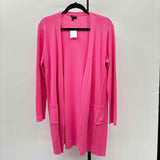 Talbots Women's Size SP Pink Ribbed Cardigan