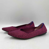 Rothy's Women's Shoe Size 10 Magenta Textured Flats