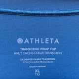 Athleta Women's Size XL Blue Solid Long Sleeve Shirt