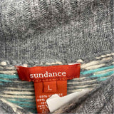 Sundance Women's Size L Charcoal Fair Isle Sweater