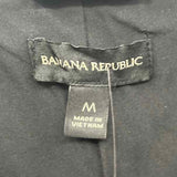 Banana Republic Women's Size M Black Solid Jacket