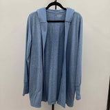 Athleta Women's Size M Blue Heathered Cardigan