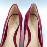 Vince Camuto Women's Shoe Size 9 Cranberry Solid Heels