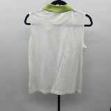 EP pro Women's Size L White Solid Sleeveless Shirt