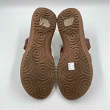 free waters Women's Shoe Size 7.5 Brown Solid Sandals