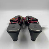 White Mountain Women's Shoe Size 8 Magenta Watercolor Sandals