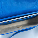 Ateliers Auguste Women's Blue Luxe embossed Purse