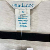 Sundance Women's Size S Cream Solid Short Sleeve Shirt