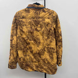 Polagram Women's Size M Yellow Abstract Jacket
