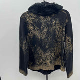 Chico's Women's Size L Black Textured Jacket