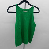 Tommy Hilfiger Women's Size XL Green Textured Sleeveless Shirt