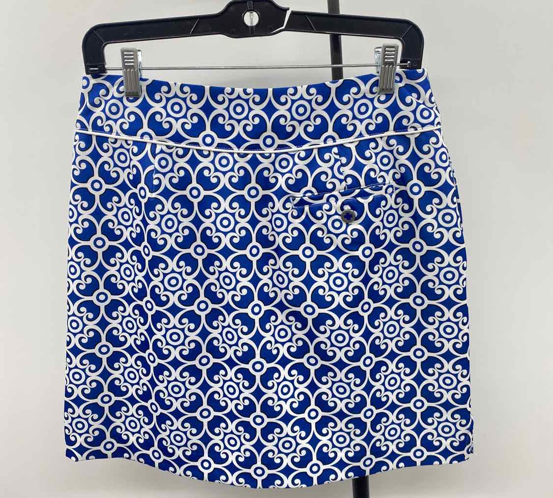 EP pro Women's Size 4 Blue Damask Skirt