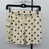 Blu Pepper Women's Size 10 Ivory dotted Shorts
