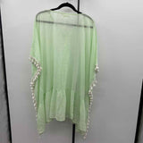 Shira Leah Women's Size One Size Green Eyelet Coverup