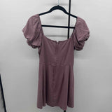 Trixxi Women's Size 10 Dusty Lavender Solid Dress