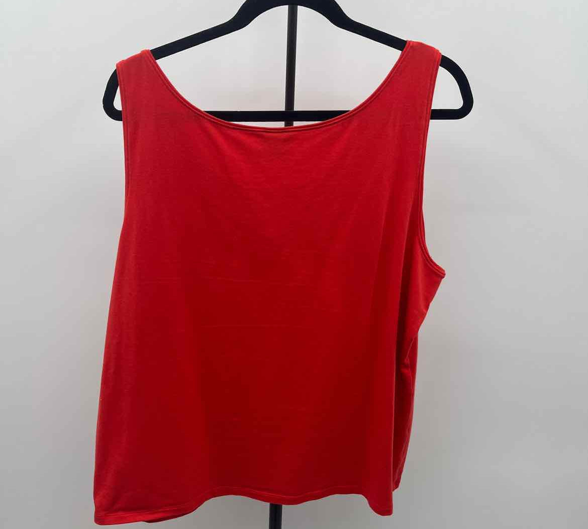 Eileen Fisher Women's Size 1X Burnt Orange Solid Tank