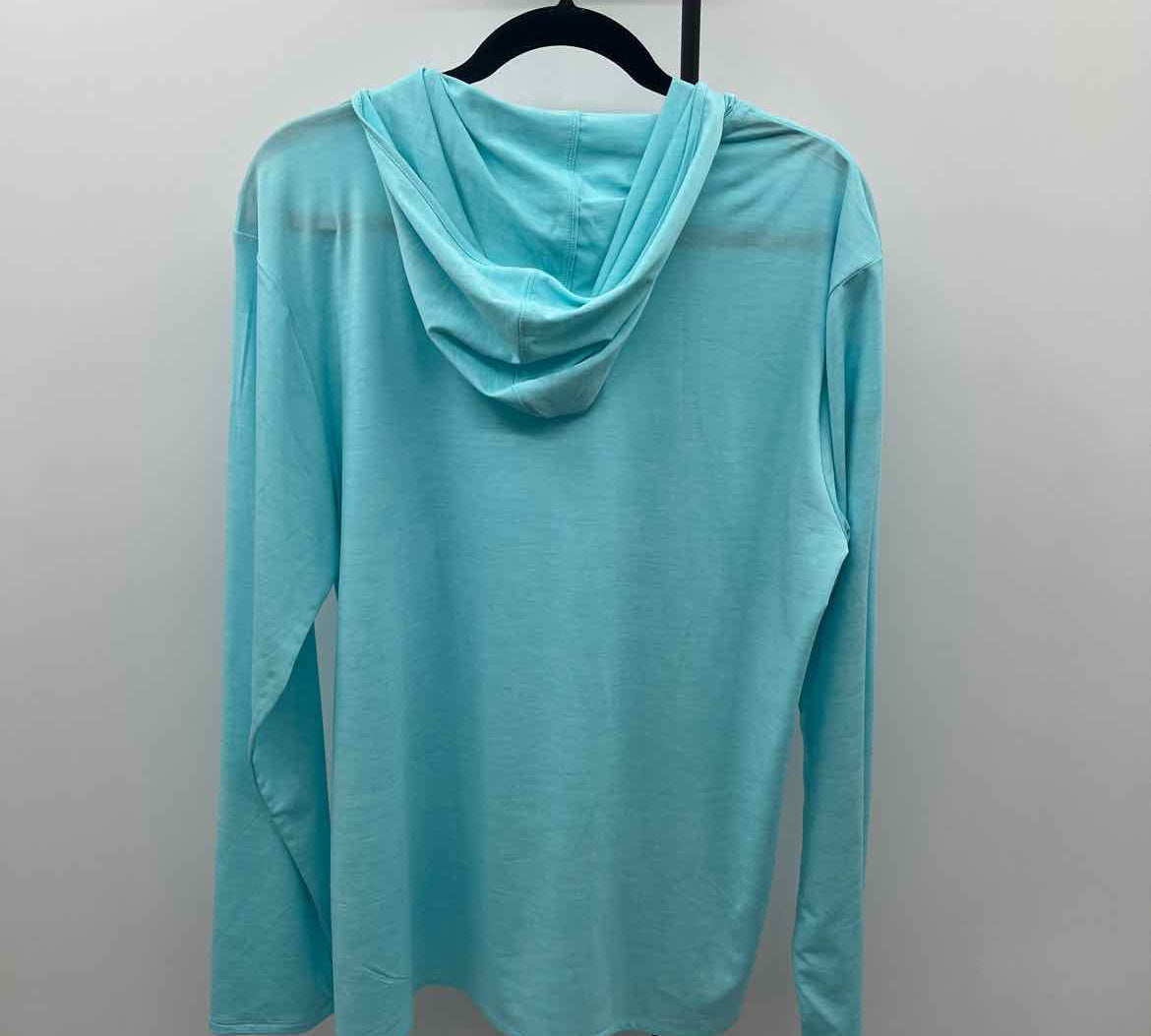 Life Is Good Men's Size M Aqua Heathered New with Tags Long Sleeve Shirt