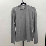 Ekouaer Women's Size XXL Gray Heathered Long Sleeve Shirt