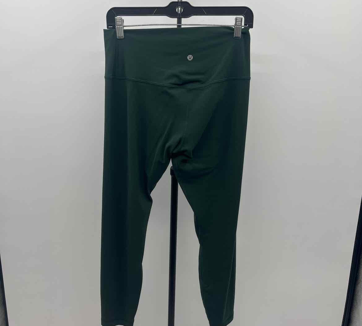 Lululemon Junior's Size 10 Green Solid Pants
