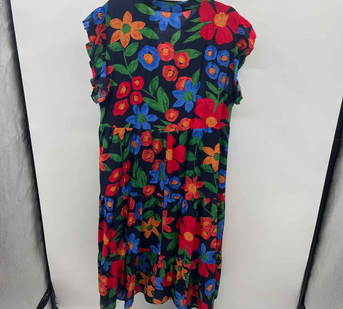 entro Women's Size 20 Navy Floral Dress