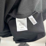 New York & Co. Women's Size S Black Solid Short Sleeve Shirt