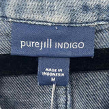 purejill Women's Size 10 Blue Solid Dress