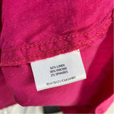 Eileen Fisher Women's Size M Fuschia Solid Dress