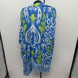 Chico's Women's Size S/M Blue Batik Cardigan