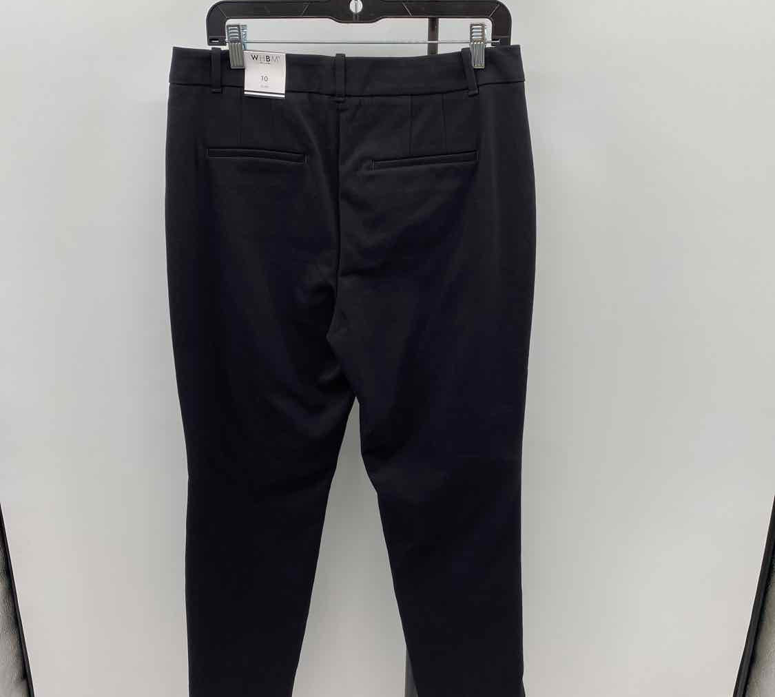 White House Black Market Women's Size 10 Black Solid Pants