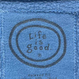 Life Is Good Women's Size L Blue Logo Sweatshirt