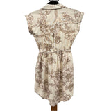japana Women's Size 2 Ivory Floral Dress