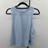 Under Armour Women's Size L Light Blue Solid Sleeveless Shirt