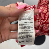 Chico's Women's Size 12 Red Damask Skirt