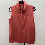 Eddie Bauer Women's Size M coral Solid Vest