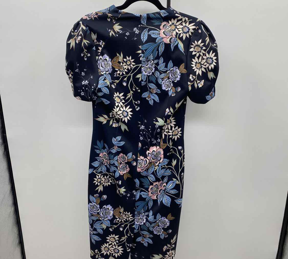 Vince Camuto Women's Size 8 Navy Floral Dress